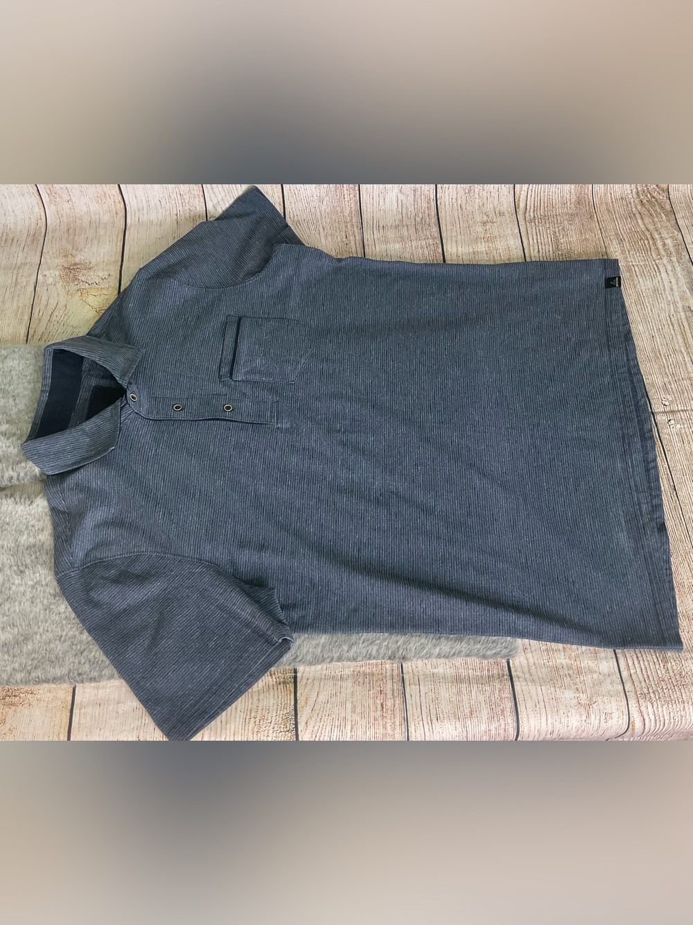 Prana Men's Short Sleeve Pacer Polo Top Size M